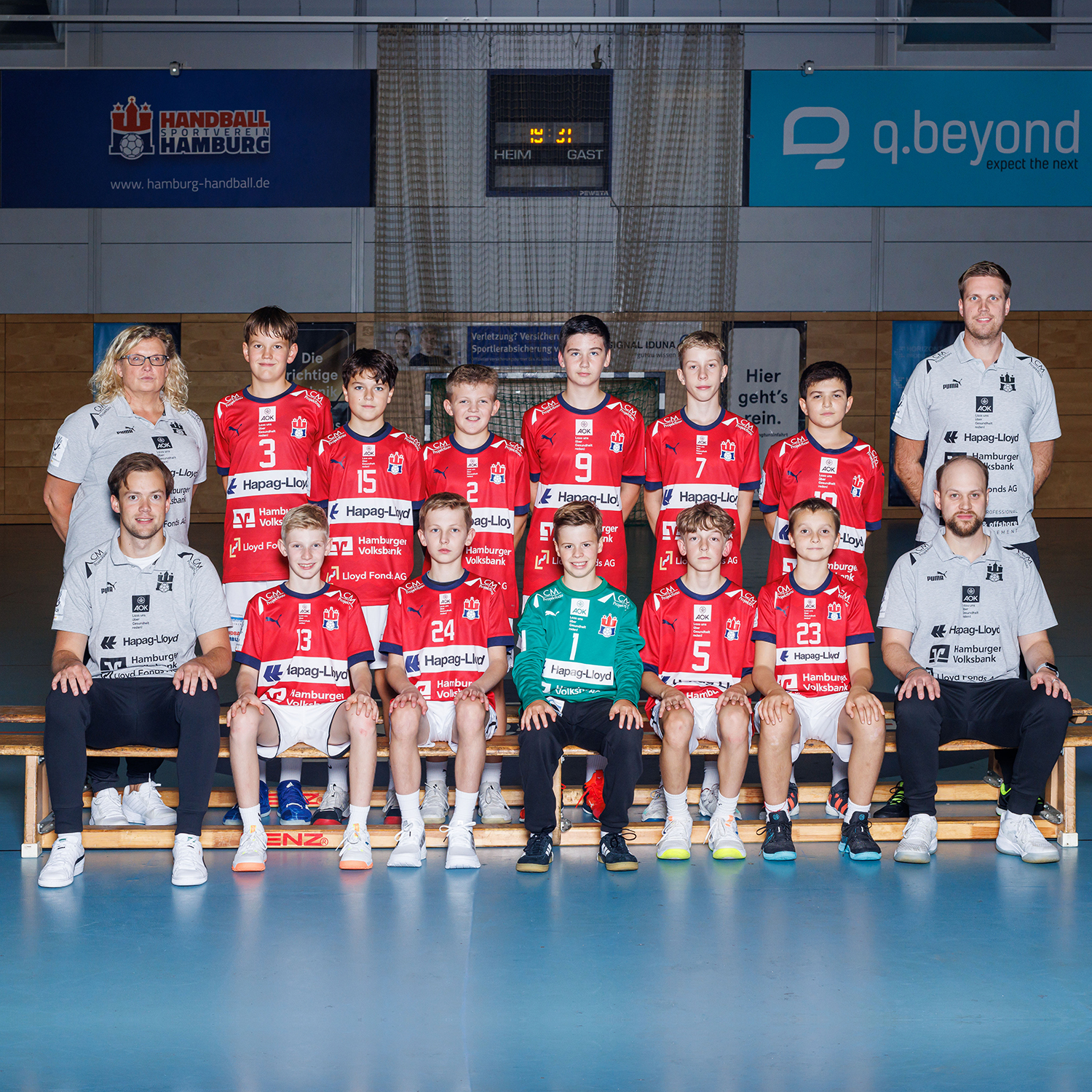 Handball Bundesliga HBL 2022/23 - 19.09.2022 - Handball Sport Verein Hamburg / HSVH / HSV . 
 Teamshooting / Fotoshooting Jugend Mannschaft .
Foto © Fishing4 / Thorge Huter
 
+++ Nutzungs-Hinweis +++ Foto ist honorarpflichtig zzgl. gesetzl. MwSt.